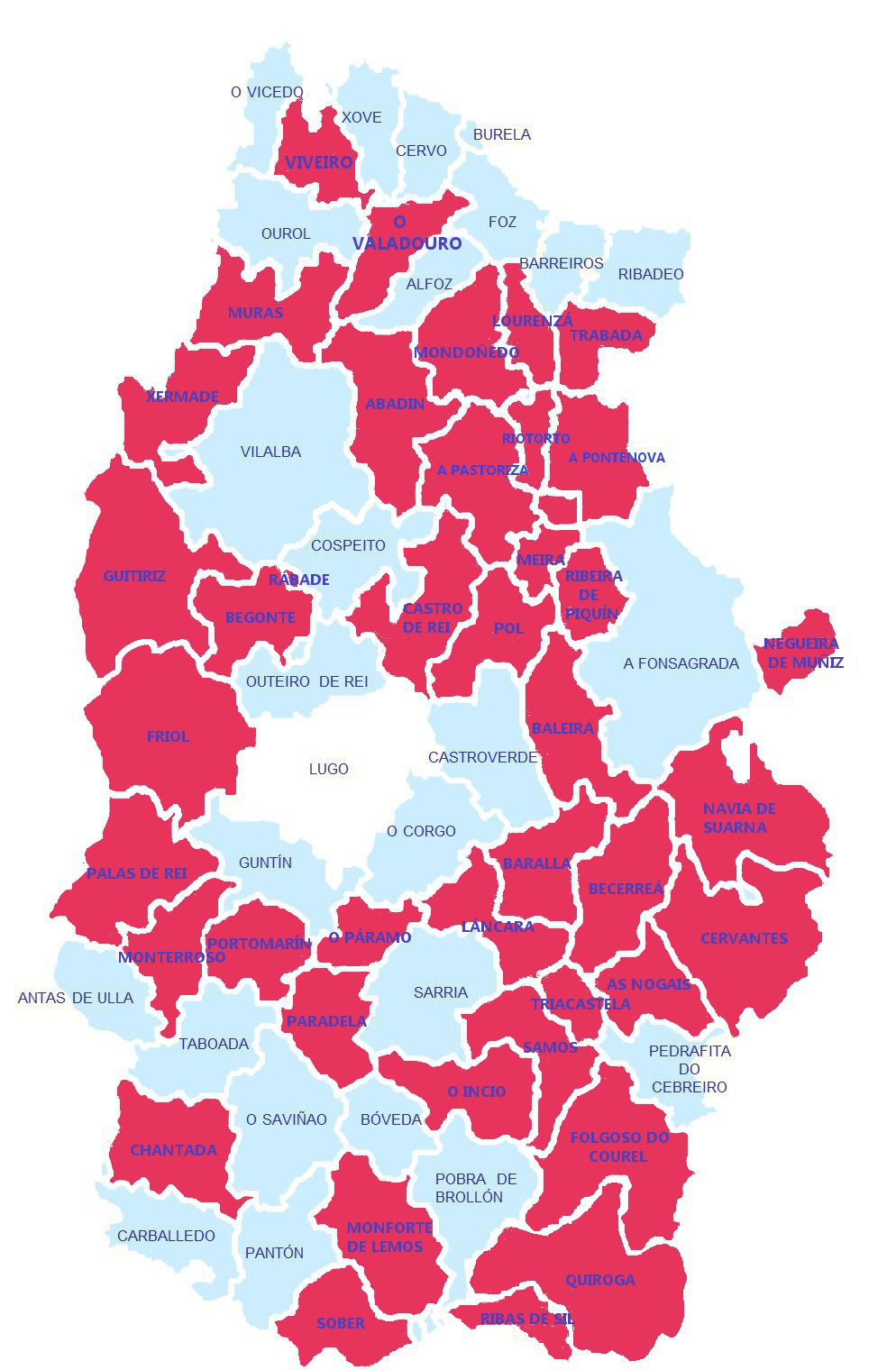 Mapa Lugo